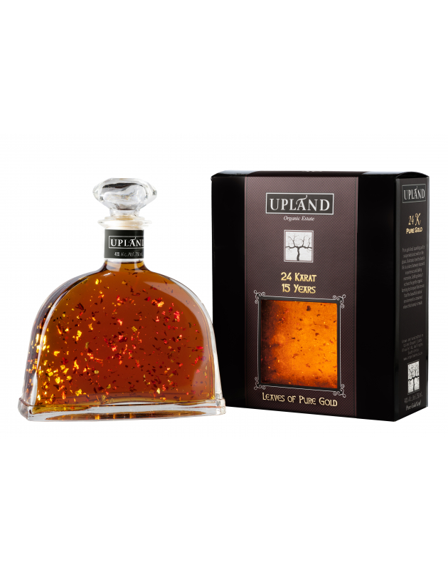 Upland 24 Karat Directors Reserve XO Brandy carafe Upland 24 Karat Directors Reserve XO Brandy carafe